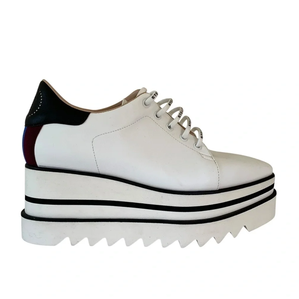 Stella McCartney White “Elyse” Sneakers - Picture 5 of 15